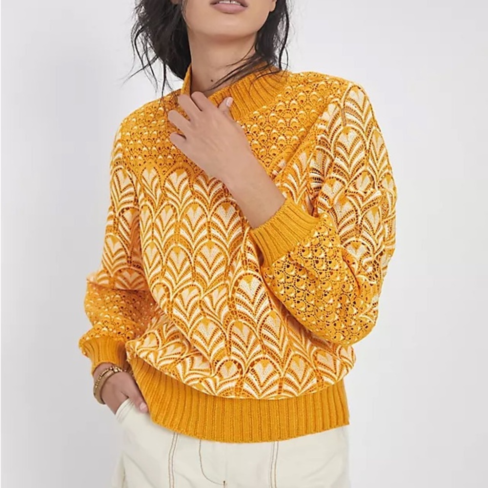 Anthropologie Daniel Rainn Gayla Lace Top